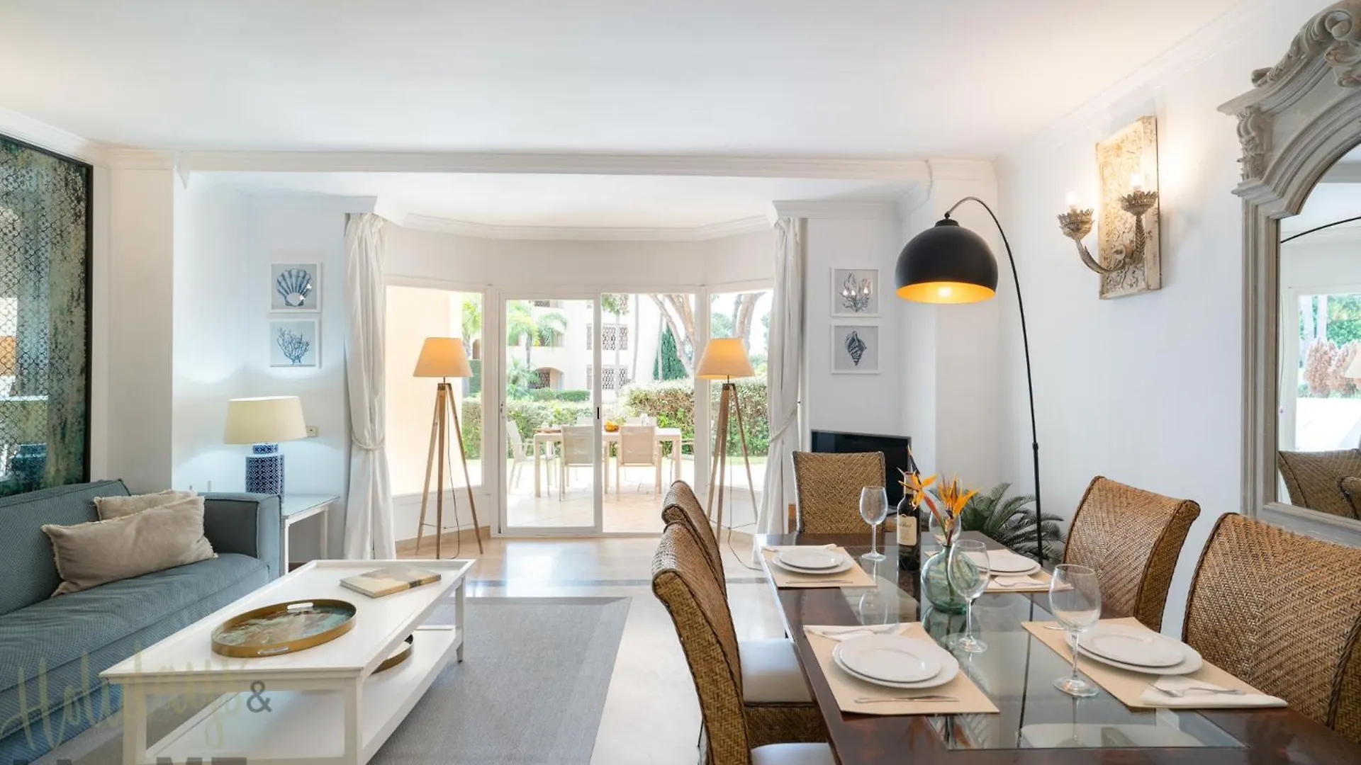 Hacienda Playa Elviria 300 M Playa,Jardin , 2 Hab ,Marbella Apartment