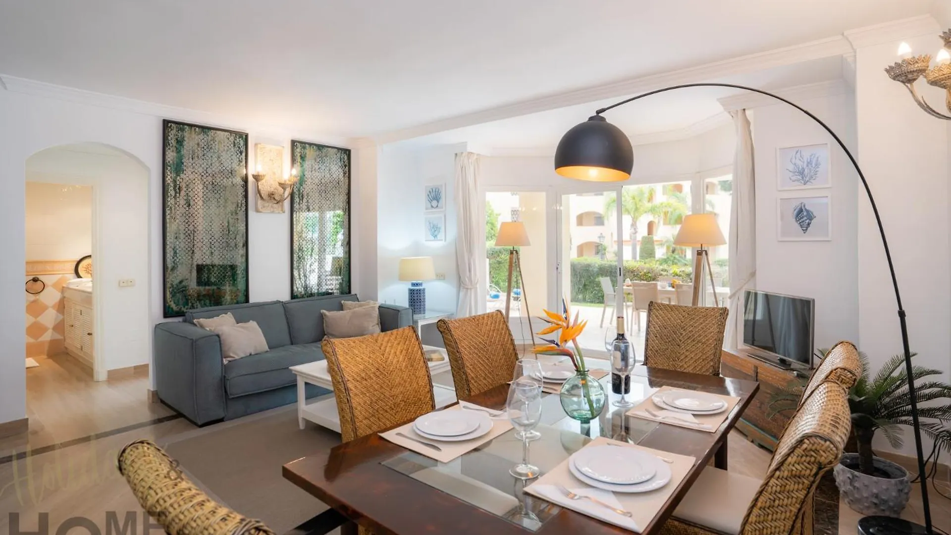 Hacienda Playa Elviria 300 M Playa,Jardin , 2 Hab ,Marbella Apartment